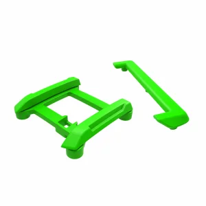 Traxxas Skid plate (roof), tailgate protector (green), mounts (2), 3x8mm BCS (7) (fits 10711 body)