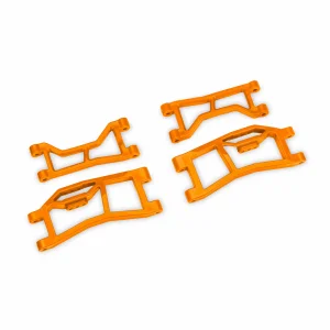 Traxxas Suspension arms, rear (upper left (1), upper right (1), lower left (1), lower right (1) (orange) (for use with 10790 Mini MAXX WideMaxx suspension kit)