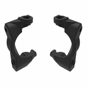 Traxxas Caster blocks (c-hubs), left + right (black)