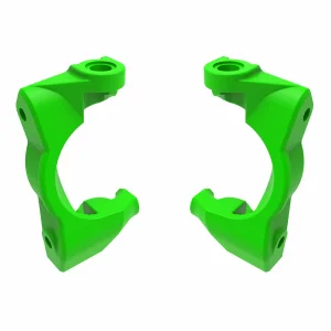 Traxxas Caster blocks (c-hubs), left + right (green)