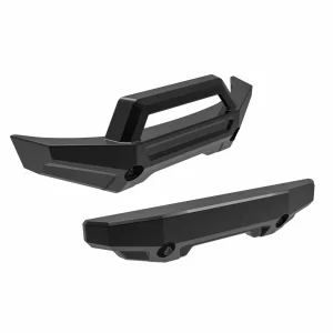 Traxxas Bumper, front (1), rear (1) (black)
