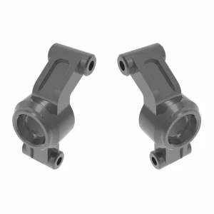 Traxxas Carriers, stub axle, 6061-T6 aluminium (gray-anodised) (left + right)