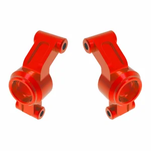 Traxxas Carriers, stub axle, 6061-T6 aluminium (red-anodised) (left + right)