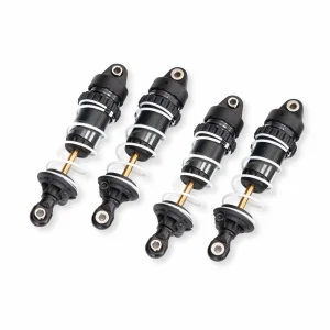Traxxas Shocks, GTR long, hard-anodised, PTFE-coated bodies with TiN shafts (assembled with springs) (4)