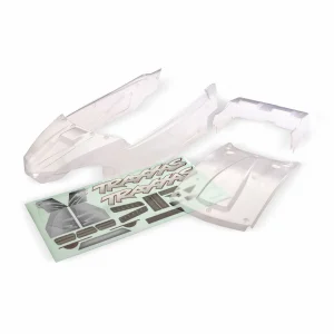 Traxxas Body, Funco Pro Scale Sand Car (clear, requires painting)/ window masks/ decal sheet (requires 10912 body cage + 10914 interior for complete assembly)