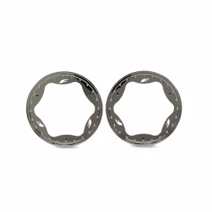 Traxxas Beadlock rings, front, chrome (3.5) (2)