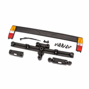Traxxas Tailgate panel/ tailgate retainer/ tail light lens (left + right)/ door handle/ rear windshield wiper/ 2.6x10mm BCS (3)/ 2x6mm CS (4)/ 1.6x6mm CS (3) (fits 11011 body)