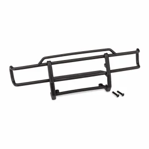 Traxxas Replacement black bumper push bar for TRX-4 Nissan Pathfinder. Includes mounting screws.