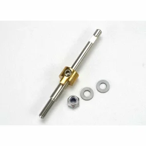 Traxxas Propeller shaft (1) for 3/16 ID propellers/ drive dog (1)/ 4.0 GS (1)/ 4x8mmTW (2)/ 4.0 NL (1). (2 sets req. for Villain EX)