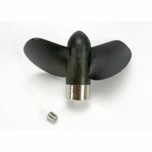 Traxxas New style plastic propeller for Villain EX. Requires change to smaller pinion gears when used on older Villains equipped with part 1534 and 1533 propellers.