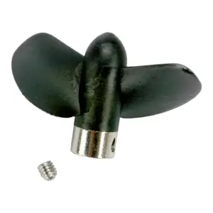 Traxxas New style plastic propeller for Villain EX. Requires change to smaller pinion gears when used on older Villains equipped with part 1534 and 1533 propellers.
