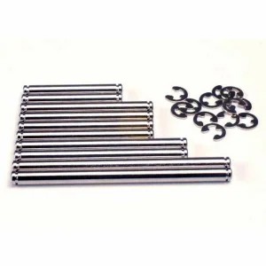 Traxxas Suspension pin set hard chrome (w/ E-clips)