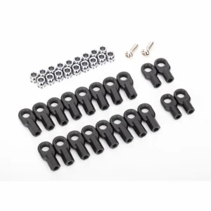 Traxxas Rod ends (16 long 4 short)/ hollow ball connectors (18)/ ball screws (2)