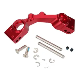 Traxxas 6061-T6 Aluminium Stub Axle Carriers (red-anodized)