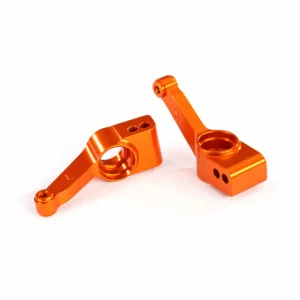 Traxxas Carriers, stub axle (orange-anodized 6061-T6 aluminium) (rear) (2)