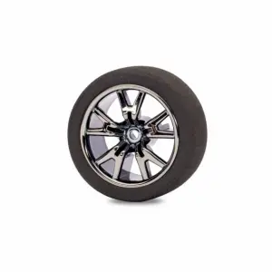 Traxxas Steering wheel, transmitter (black chrome-plated)