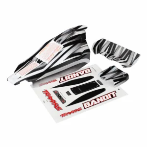 Traxxas Body Bandit ProGraphix (replacement for the painted body. Graphics are printed requires paint final color application)/ decal sheet