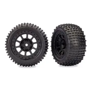 Traxxas 2.2 Black Wheels with Alias Tyres (2)