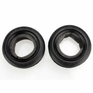 Traxxas Tires Alias ribbed 2.2 (wide front) (2)/ foam inserts (Bandit) (soft compound)