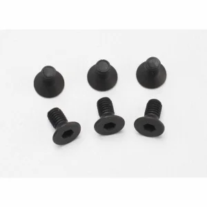 Traxxas Screws 3x6mm countersunk machine (6) (hex drive)