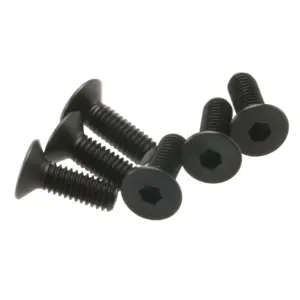 Traxxas Screws 4x12mm countersunk machine (hex drive) (6)