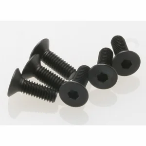 Traxxas Screws 4x12mm countersunk machine (hex drive) (6)
