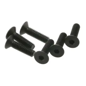 Traxxas Screws 4x15mm countersunk machine (hex drive) (6)
