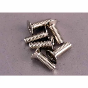 Traxxas Screws 4x12mm countersunk machine (100-degree) (6) ** CLEARANCE **