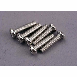 Traxxas Screws 3x12mm roundhead machine (6)