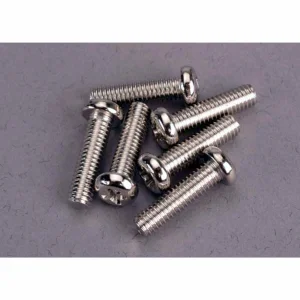 Traxxas Screws 4x15mm roundhead machine (6)