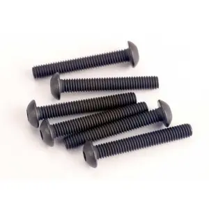Screws - 3x20mm button-head machine (hex drive) (6)
