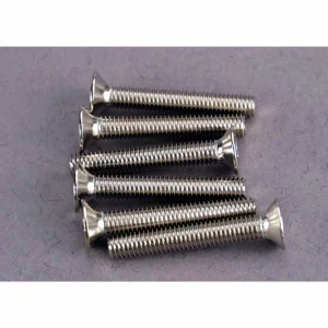 Traxxas Screws 3x20mm countersunk machine screws (6)