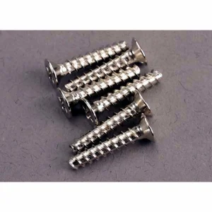 Traxxas Screws 3x15mm countersunk self-tapping (6)