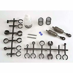 Traxxas Big Bore Shocks (short) (hard-anodized PTFE-coated T6 Aluminium) (assembled with TiN shafts w/ springs)(f/r)(2) (Note: Assembled with 32mm shafts 29mm shafts included) ** CLEARANCE **