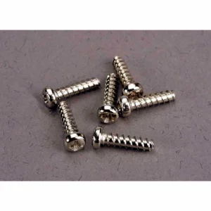 Traxxas Screws 2.6x10mm roundhead self-tapping (6)