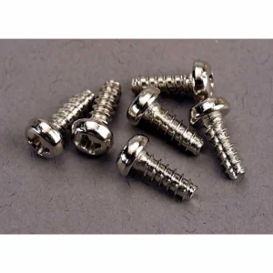 Traxxas Screws 3x8mm roundhead self-tapping (6)