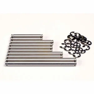 Traxxas Suspension pin set stainless steel (w/ E-clips)