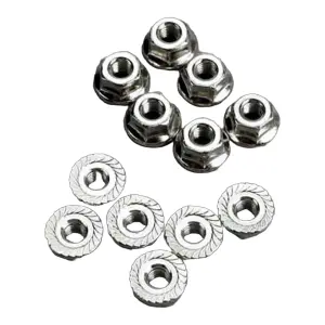 Traxxas Nuts 3mm flanged (12)