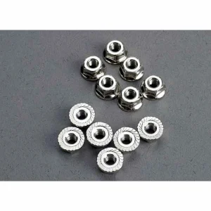 Traxxas Nuts 3mm flanged (12)