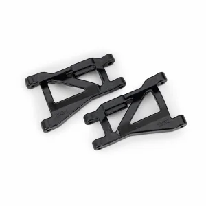 Traxxas Suspension arms, black (rear, left + right), heavy duty