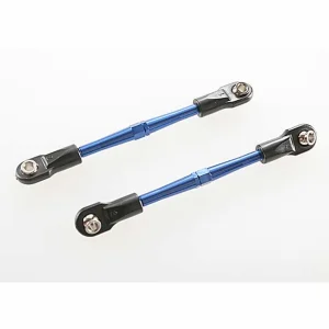 Traxxas Turnbuckles Aluminium (blue-anodized) toe links 59mm (2) (assembled w/ rod ends hollow balls) (requires 5mm Aluminium wrench 5477)