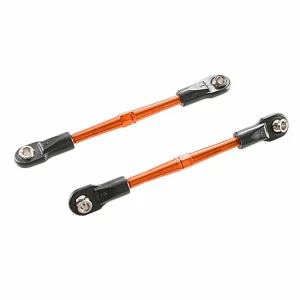 Traxxas Turnbuckles, aluminium (orange-anodised), toe links, 59mm (2) (assembled with  rod ends + hollow balls) (requires 5mm aluminium wrench 5477)