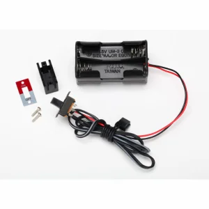Traxxas Battery holder 4-cell/ on-off switch