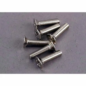Traxxas Screws 3x12mm countersunk machine (6)