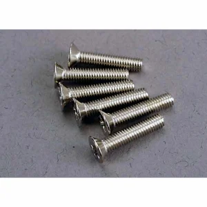 Traxxas Screws 3x15mm countersunk machine (6)