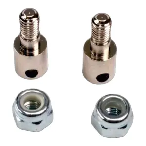 Traxxas Rod guides (2)/ 3mm nylon locknuts (2)
