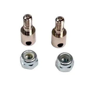 Traxxas Rod guides (2)/ 3mm nylon locknuts (2)