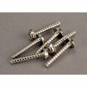 Traxxas Screws 3x18mm washerhead self-tapping (6)