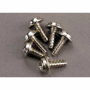 Traxxas Screws 3x8mm washerhead self-tapping (6)