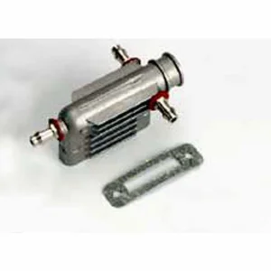 Traxxas Exhaust header marine/ header gasket/pressure fitting/ fitting gasket/ header screws (2) Note: This header has 3 pressure fittings. If upgrading an older boat with 2 pressure fittings then use part 3580 (for side exhaust engines only)